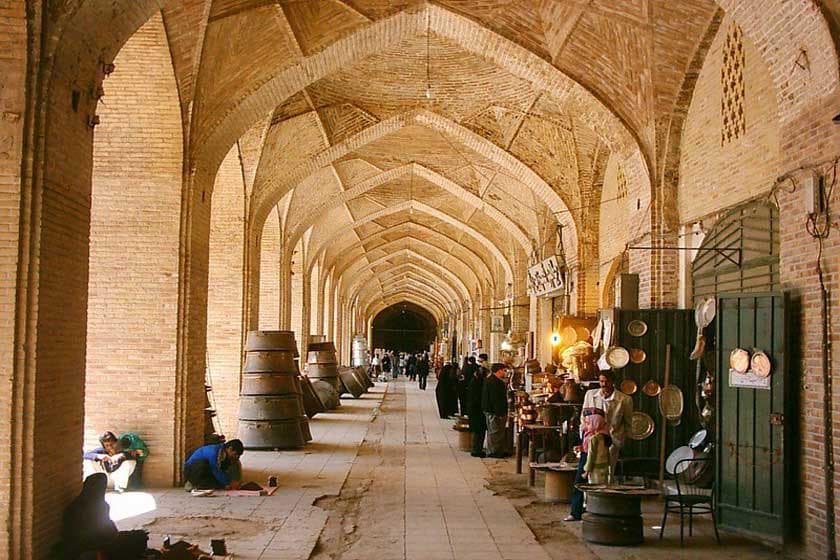 Haji Ghanbar Bazaar in Yazd.sepehr seir